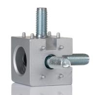 3842549869 Bosch Rexroth S12 Cube Connector, Connecting Component, Strut Profile 40 mm, Groove Size 10mm