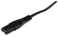 558-970 RS PRO Straight IEC C7 Socket to Straight Power Cord, 1.8m