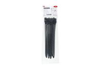 115-11270-softfix-m-tpu-bk HellermannTyton Cable Tie, Releasable, 260mm x 11 mm, Black TPU, Pk-8