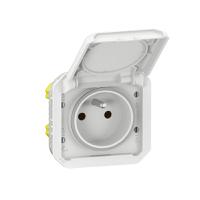 069621l Legrand Black Plug Socket, 2 Poles, NF Socket