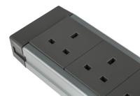 374-216 RS PRO 2m 4 Socket Type G - British Trailing Socket, 230 V ac