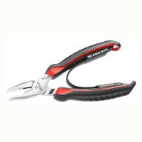 187a16cpe Facom Combination Pliers, 165 mm Overall, Flat Tip