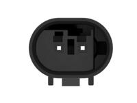 1-967570-1 TE Connectivity, MQS Connector Housing Plug Black Cable Mount 2 Way, Wire Termination