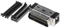 10126-6000el 3M 101 26 Way Right Angle Cable Mount D-sub Connector Plug, 1.27mm Pitch