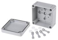 11040301 Spelsberg TK Series Grey Polystyrene Enclosure, IP66, Grey Lid, 94 x 94 x 57mm