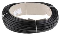 08010009010 SES Sterling PVC Black Cable Sleeve, 5mm Diameter, 25m Length, Plio-Super Series