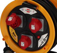 1243241 brennenstuhl 40m 3 Socket CEE 415 V-16 A Cable Reel Open Reel, 230 V, IP44