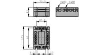 rr2a40d150 Carlo Gavazzi RR2A Series Solid State Relay, Chassis Mount, 400 V ac/dc Load, 40 V ac/dc Control