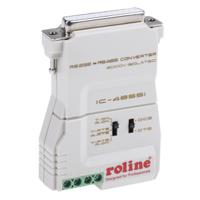 255-9762 Roline RS232, RS485 D Sub 25 Pin Terminal Block Interface Converter