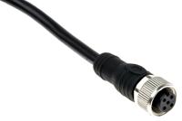 2tla020056r2000-m12-c112 ABB Jokab Female 5 way Threaded to Male 5 way M12 5 Sensor Actuator Cable, 1 m