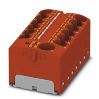 3273882 Phoenix Contact Distribution Block, 13 Way, 6mm², 32A, 450 V, Red