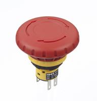 xa1e-bv4u02tr Idec XA Series Twist Release Emergency Stop Push Button, Panel Mount, 16mm Cutout, 2NC, IP40, IP65