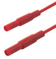 934070101 Hirschmann Test & Measurement, 16A, 1000V ac/dc, Red, 250mm Lead Length