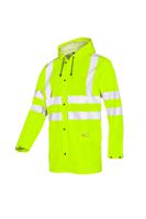 3726a2fe0fy1l Sioen Eshton Yellow Unisex Hi Vis Jacket, L