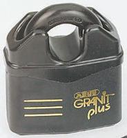 xr0037cs80 ABUS Key Weatherproof Steel Heavy Duty Padlock, 14mm Shackle, 79mm Body