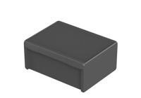 96037674 Bopla Bocube Series Graphite Grey ABS Enclosure, IP66, IP68, Graphite Grey Lid, 160 x 364 x 284mm