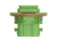 2-2366509-3 TE Connectivity, 2-2366509 Connector Housing Receptacle Green Cable Mount 48 Way, Cable Termination