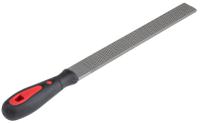 161-1495 RS PRO 250mm, Bastard, Rasp Cut, Flat Engineers File With Soft-Grip Handle