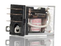 ly2n-220240vac Omron Plug In Non-Latching Relay, 220 → 240V ac Coil, 10A Switching Current, DPDT