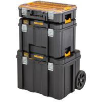dwst83347-1 DeWALT TSTAK Shallow Box Plastic Tool Box 2 Wheels, 512 x 512 x 635mm