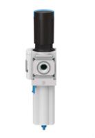ms6-lfr-12-d6-crm-as Festo MS6-LFR Polycarbonate Filter Regulator, 5μm, G 1/2, Manual, 20 bar, 529176