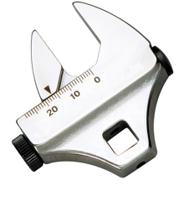 1950mz-38 Bahco 1950MZ Series Crowfoot Adjustable Wrench, 3/8 in, 65mm Insert