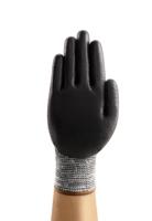 48705100 Ansell Edge Grey Nylon Nylon Work Gloves, Size 10, Polyurethane Coating