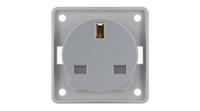 962622506 Berker 926 Grey Plug Socket, 13A, BS 1363