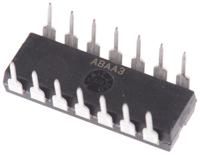 mcp3204-bip Microchip, Quad 12-bit- ADC 100ksps, 14-Pin PDIP