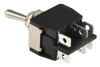 y22cp APEM Toggle Switch, Panel Mount, On-On, DPDT, Tab Terminal