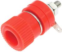 208-0287 RS PRO Red Female Banana Socket, 4 mm Connector, Solder Termination, 24A, 30V, Nickel Plating