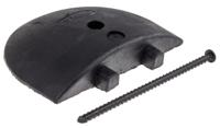 625-1080 RS PRO Rubber Speed Bump End Cap, 250 mm x 300mm x 55 mm, 30km/h Speed Limit