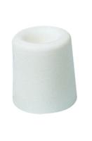 702233 Guitel Hervieu White Rubber Door Stopper, 31mm Diameter, 35mm Long