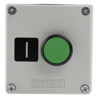 3su1801-0ab00-2ab1 Siemens Push Button Control Station - SPST, Plastic, Green, I, IP66, IP67, IP69