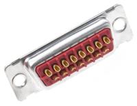 f15s-k700-1731100013 FCT from Molex 15 Way Panel Mount D-sub Connector Socket