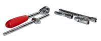125-3053 RS PRO 18-Piece Metric 3/8 in Standard Socket Set with Ratchet, 6 point