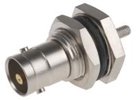 j01003b5032 Telegartner, Jack Panel Mount BNC Connector, 75Ω, Crimp Termination, Straight Body