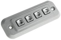 1k042102 Storm IP65 4 Key Die Cast Zinc Keypad
