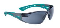 rushpspsfg Bolle Safety RUSH+ Anti-Mist Safety Glasses, Smoke PC Lens