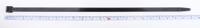 811-1675 RS PRO Cable Tie, 550mm x 12.7 mm, Black Nylon, Pk-100