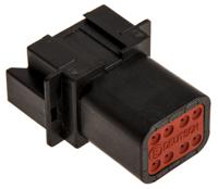 dt04-08pa-ce02 Deutsch, DT Automotive Connector Socket Grey 8 Way, Crimp Termination DT04-08PA-CE02