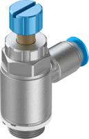 grla-38-qs-8-rs-d Festo GRLA Series Tube Exhaust Valve, 8mm Tube Inlet Port x G 3/8 Outlet Port, 534342