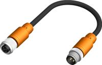 212-1722 RS PRO Female 4 way M12 to Male 4 way M12 Sensor Actuator Cable, 5 m