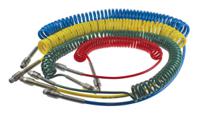 1471u06-05-13 Legris 4m, Polyurethane Recoil Hose, with R 1/4 connector