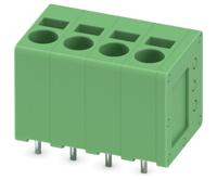 1991118 Phoenix Contact SPT 2.5/4-V-5.0 Series PCB Terminal Block, 4-Contact, 5mm Pitch, Through Hole Mount, 1-Row, Spring Cage