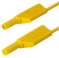 934068103 Hirschmann Test & Measurement Test lead, 16A, 1000V ac/dc, Yellow, 50cm Lead Length