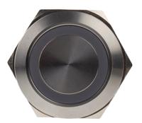 811-8553 RS PRO Illuminated Push Button Switch, Momentary, Panel Mount, 22mm Cutout, SPDT, Red LED, 250V ac, IP65, IP67