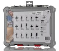 2607017473 Bosch 15 piece Router Bit Set