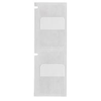 m4-211-ro-427 Brady B-427 on Black on White, Transparent Label, 25.40 mm Width, 25.40mm Label Width