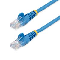 45pat50cmbl StarTech.com, 0.5m Cat5e, Blue RJ45 to Male RJ45 Male, U/UTP Unshielded, Terminated PVC Sheath